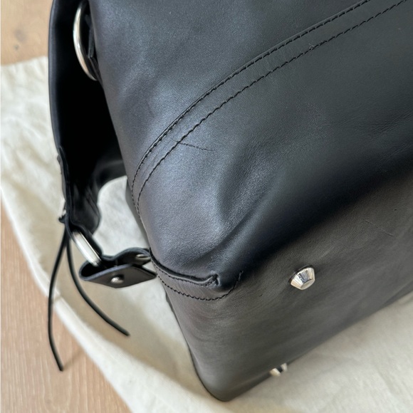 NIXON Desperado Duffel II Black Leather 35L - Picture 8 of 16